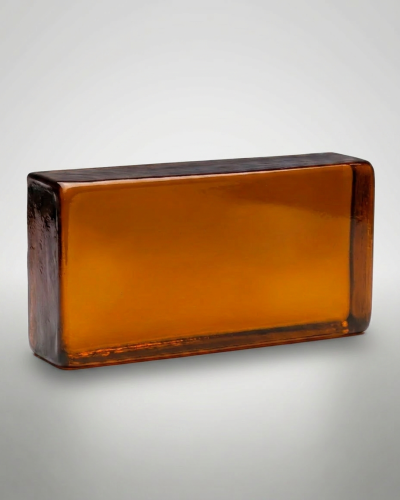 Cărămidă de sticlă – Transparent Amber
