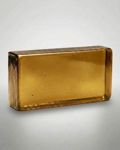 Cărămidă de sticlă – Transparent Gold