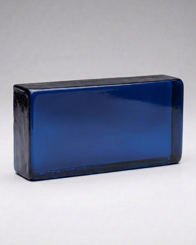 Cărămidă de sticlă – Transparent Royal Blue